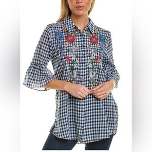 Brand New— with Tag— Johnny was—Taryn Ruffle sleeve Tunic